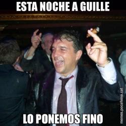 ESTA NOCHE A GUILLE LO PONEMOS FINO