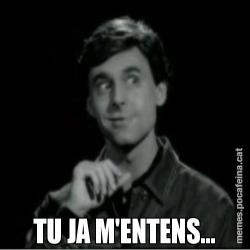 TU JA M'ENTENS...