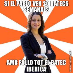 SI EL PABLO VEN 20 BATECS SEMANALS AMB FOLLO TOT EL BATEC IBERICA