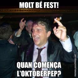 MOLT BÉ FEST! QUAN COMENÇA L'OKTOBERPEP?
