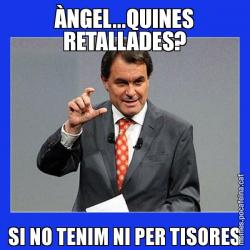 ÀNGEL...QUINES RETALLADES? SI NO TENIM NI PER TISORES