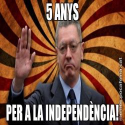 5 ANYS PER A LA INDEPENDÈNCIA!