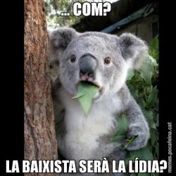 ... COM?  LA BAIXISTA SERÀ LA LÍDIA?