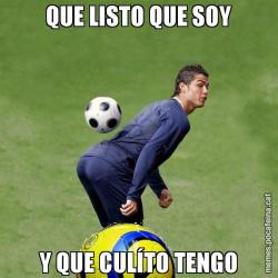 QUE LISTO QUE SOY Y QUE CULÍTO TENGO