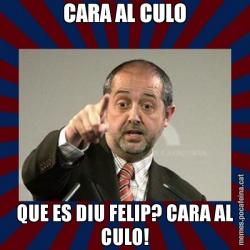 CARA AL CULO QUE ES DIU FELIP? CARA AL CULO!