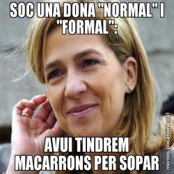 SOC UNA DONA "NORMAL" I "FORMAL": AVUI TINDREM MACARRONS PER SOPAR