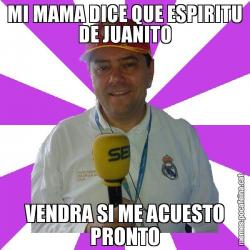 MI MAMA DICE QUE ESPIRITU DE JUANITO VENDRA SI ME ACUESTO PRONTO