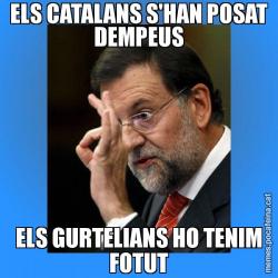 ELS CATALANS S'HAN POSAT DEMPEUS ELS GURTELIANS HO TENIM FOTUT