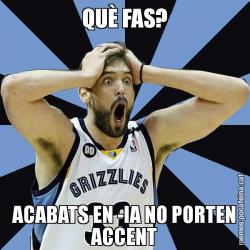 QUÈ FAS? ACABATS EN -IA NO PORTEN ACCENT