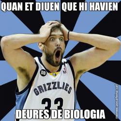 QUAN ET DIUEN QUE HI HAVIEN  DEURES DE BIOLOGIA