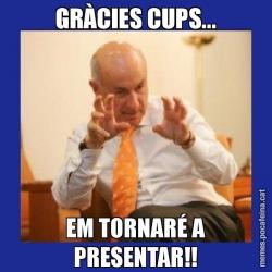 GRÀCIES CUPS... EM TORNARÉ A PRESENTAR!!