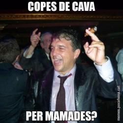 COPES DE CAVA PER MAMADES?