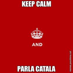 KEEP CALM PARLA CATALA
