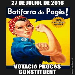 27 DE JULIOL DE 2016 VOTACIó PROCéS CONSTITUENT