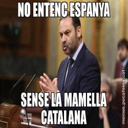 NO ENTENC ESPANYA SENSE LA MAMELLA CATALANA