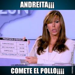 ANDREITA¡¡¡ COMETE EL POLLO¡¡¡¡