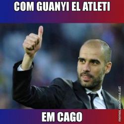 COM GUANYI EL ATLETI EM CAGO