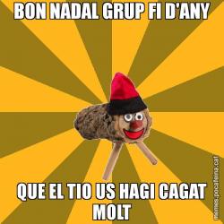 BON NADAL GRUP FI D'ANY QUE EL TIO US HAGI CAGAT MOLT