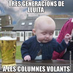 TRES GENERACIONS DE LLUITA  A LES COLUMNES VOLANTS