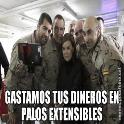 GASTAMOS TUS DINEROS EN PALOS EXTENSIBLES