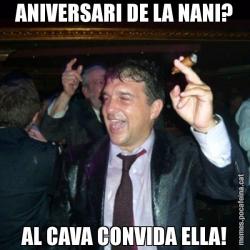 ANIVERSARI DE LA NANI? AL CAVA CONVIDA ELLA!