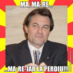 MA, MA-RE... ...MA-RE-JAR LA PERDIU!!!