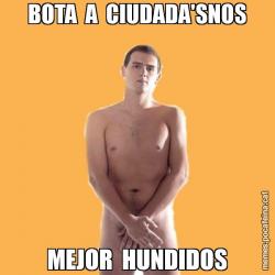 BOTA  A  CIUDADA'SNOS MEJOR  HUNDIDOS
