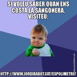 SI VOLEU SABER QUAN ENS COSTA LA SANGONERA, VISITEU: HTTP://WWW.JORDIBABOT.CAT/ESPOLIMETRE/