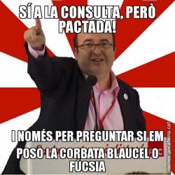 SÍ A LA CONSULTA, PERÒ PACTADA! I NOMÉS PER PREGUNTAR SI EM POSO LA CORBATA BLAUCEL O FÚCSIA