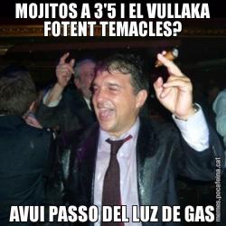 MOJITOS A 3'5 I EL VULLAKA FOTENT TEMACLES? AVUI PASSO DEL LUZ DE GAS