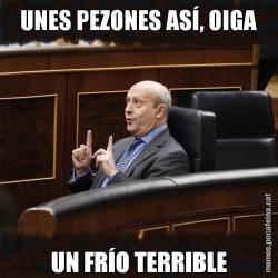 UNES PEZONES ASÍ, OIGA UN FRÍO TERRIBLE