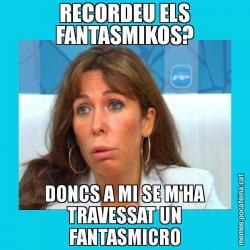RECORDEU ELS FANTASMIKOS? DONCS A MI SE M'HA TRAVESSAT UN FANTASMICRO