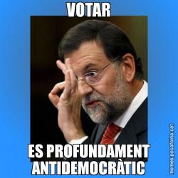 VOTAR ES PROFUNDAMENT ANTIDEMOCRÀTIC