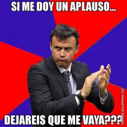 SI ME DOY UN APLAUSO... DEJAREIS QUE ME VAYA???