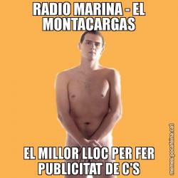 RADIO MARINA - EL MONTACARGAS EL MILLOR LLOC PER FER PUBLICITAT DE C'S