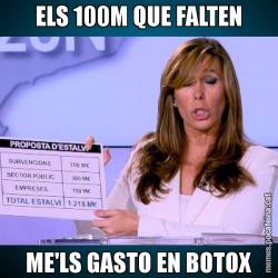 ELS 100M QUE FALTEN ME'LS GASTO EN BOTOX