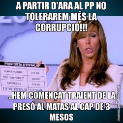 A PARTIR D'ARA AL PP NO TOLERAREM MÉS LA CORRUPCIÓ!!! ...HEM COMENÇAT TRAIENT DE LA PRESÓ AL MATAS AL CAP DE 3 MESOS