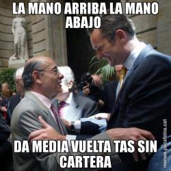 LA MANO ARRIBA LA MANO ABAJO  DA MEDIA VUELTA TAS SIN CARTERA