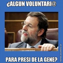 ¿ALGUN VOLUNTARI@ PARA PRESI DE LA GENE?
