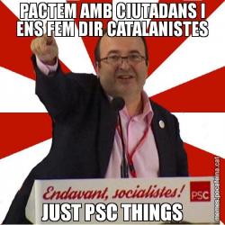 PACTEM AMB CIUTADANS I ENS FEM DIR CATALANISTES JUST PSC THINGS
