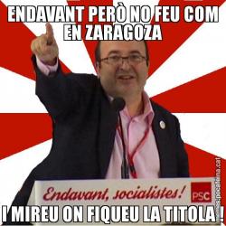 ENDAVANT PERÒ NO FEU COM EN ZARAGOZA I MIREU ON FIQUEU LA TITOLA !