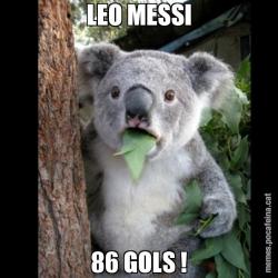 LEO MESSI 86 GOLS !