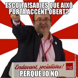 ESCOLTA!SABIES QUE AIXÒ PORTA ACCENT OBERT? PERQUÈ JO NO