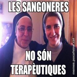 LES SANGONERES NO SÓN TERAPÈUTIQUES