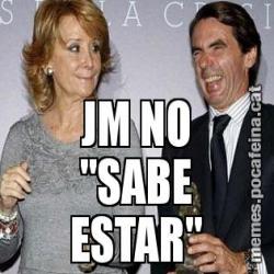 JM NO "SABE ESTAR"