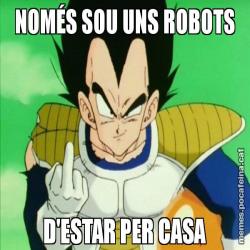 NOMÉS SOU UNS ROBOTS D'ESTAR PER CASA