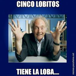 CINCO LOBITOS TIENE LA LOBA....