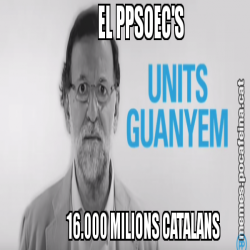 EL PPSOEC'S                16.000 MILIONS CATALANS
