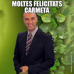 MOLTES FELICITATS CARMETA