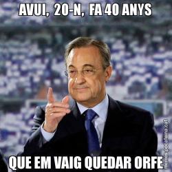 AVUI,  20-N,  FA 40 ANYS QUE EM VAIG QUEDAR ORFE